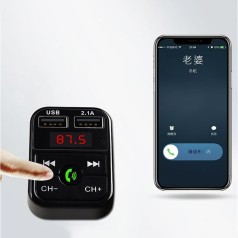 Tẩu sạc ô tô kiêm nghe nhạc MP3 kết nối bluetooth và sóng FM