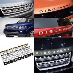 Decal Tem Chữ Discovery 3D Kim Loại Dán Trang Trí Ô Tô - màu Crom B378